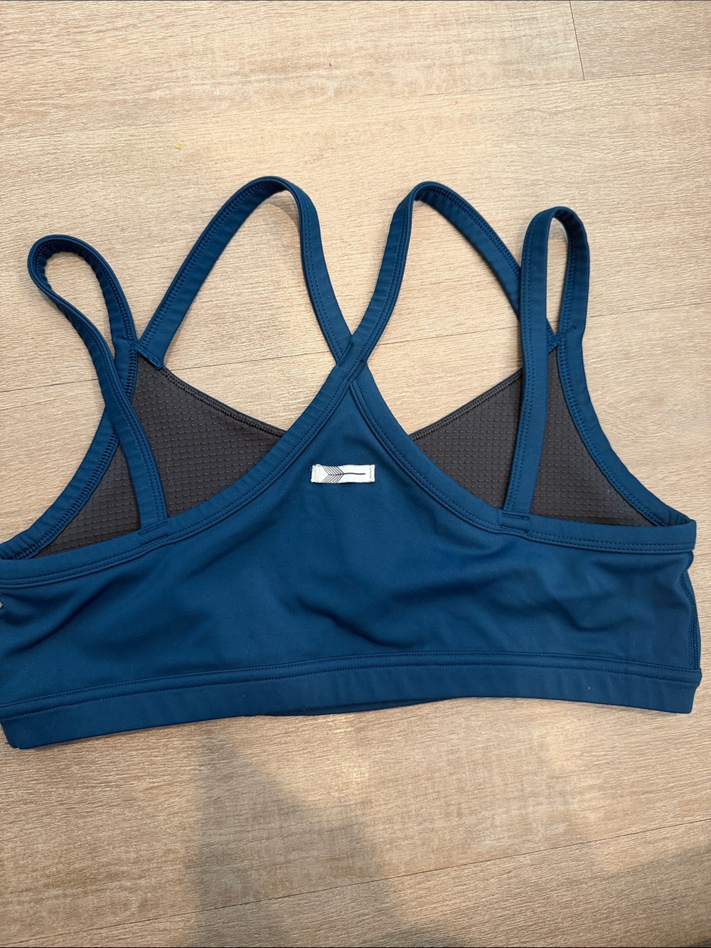 Women's Oiselle Double-Strap Sports Bra in Deep Teal- Size Large! - Picture 4 of 4